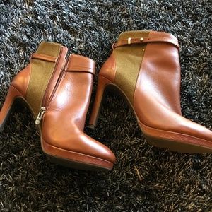 Antonio Melani Caramel Brown Booties